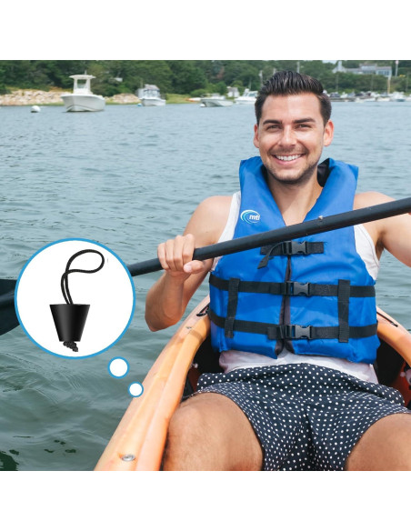 Axlksia Kit de 8 Tapones de Escotilla para Kayak Silicona