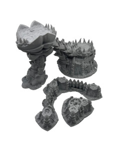 Terreno Hautico Tyran para Wargame 40K 28mm Impreso en 3D