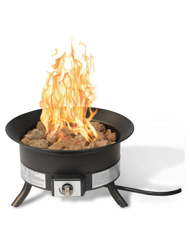 Fogón de Propano Portátil Amazon Basics 46.99 cm Redondo