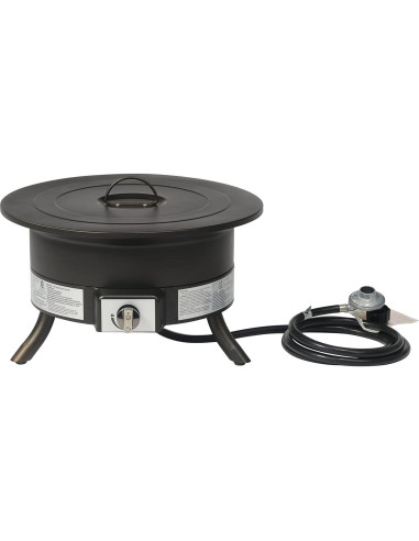 Fogón de Propano Portátil Amazon Basics 46.99 cm Redondo