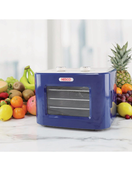 Deshidratador de Alimentos NESCO FD-41B 4 Bandejas 400W Azul