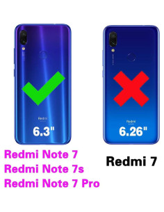 Funda Xiaomi Redmi Note 7/7s/7Pro PU Cuero Billetera Soporte 2