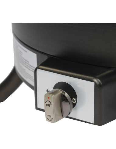 Fogón de Propano Portátil Amazon Basics 46.99 cm Redondo