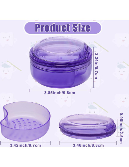 Estuche 2-en-1 Coolrunner para Retenedores y Dentaduras