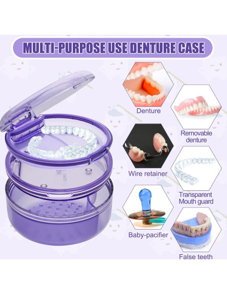 Estuche 2-en-1 Coolrunner para Retenedores y Dentaduras