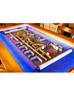 Terreno de Mazmorras DCD - 100 Piezas, 0.32 m, 16 Habitaciones 2