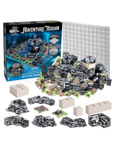 Conjunto Rocas Pintadas Monster Adventure 107pc Modular 3D