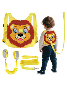 Correa Antipérdida para Niños Pequeños - Arnés Ajustable Amarillo