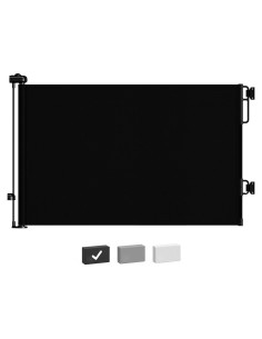 Puerta Retráctil para Perros Cumbor 139.7 cm Negra