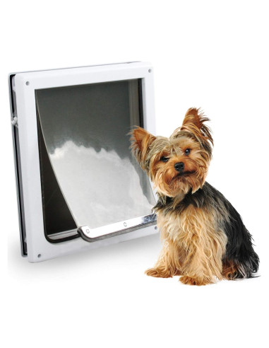 Puerta para Mascotas PETPRIME Grande 2 Vías con Bloqueo