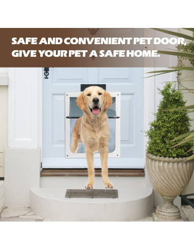 Puerta para Mascotas PETPRIME Grande 2 Vías con Bloqueo