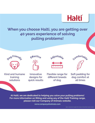 Correa de Entrenamiento Halti - Multifuncional Grande Negra
