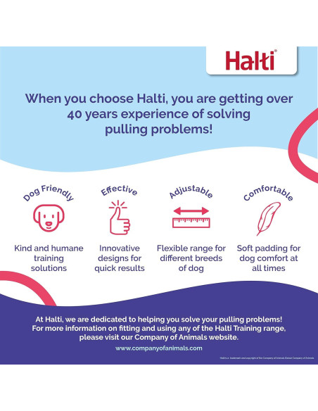 Correa de Entrenamiento Halti - Multifuncional Grande Negra