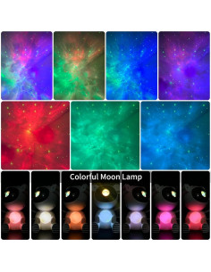 Proyector Galáctico Cayclay Astronauta Luz Nocturna LED 2