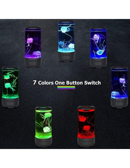 Lámpara de Medusa Jiayuan 7 Colores 5 Niveles Brillo