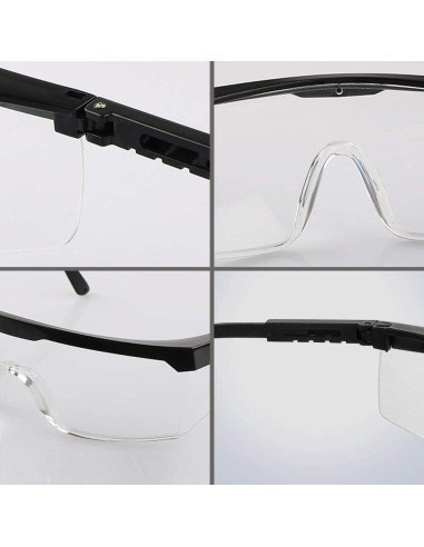 Gafas de Seguridad 5PCS Ajustables UV Anti-Niebla Unisex