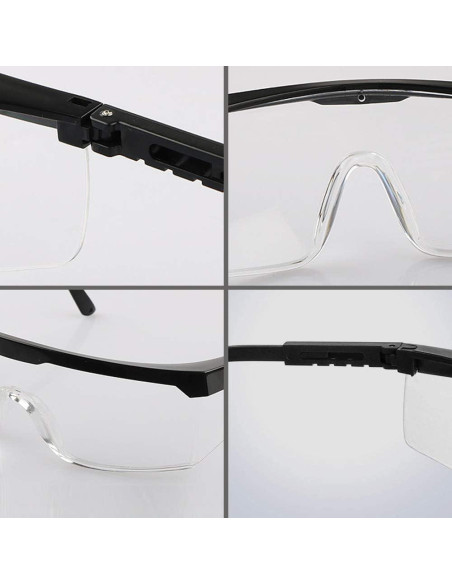 Gafas de Seguridad 5PCS Ajustables UV Anti-Niebla Unisex Gafas de Seguridad 5PCS Ajustables UV Anti-Niebla Unisex