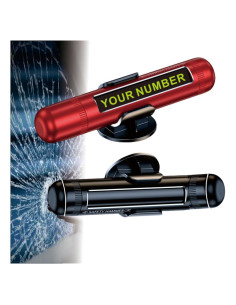 Martillo de Seguridad LuFOX 3 en 1 con Cortador de Cinturón