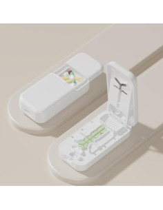 Cortador de Pastillas 3 en 1 Rechhood con Estuche Blanco 2