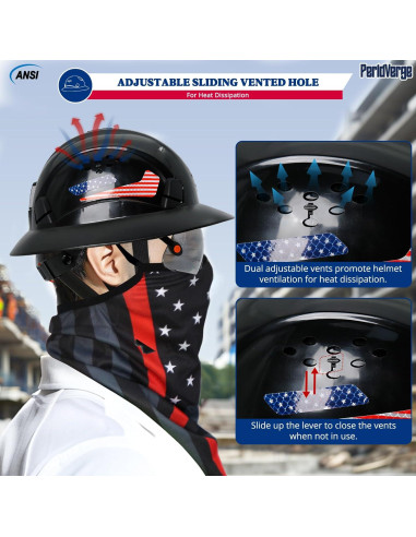 Casco de ala completa PerldVerge SF14 negro con visor