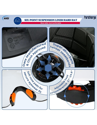 Casco de ala completa PerldVerge SF14 negro con visor