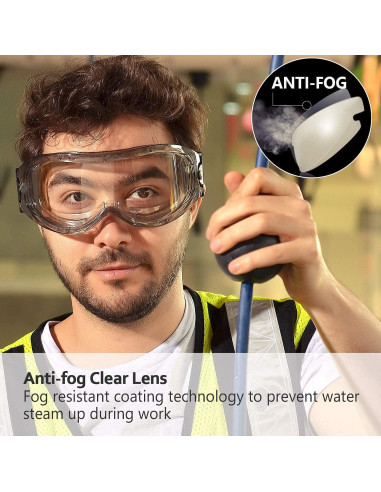 Gafas de Seguridad SAFEYEAR Antiempañantes Gris