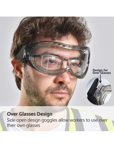 Gafas de Seguridad SAFEYEAR Antiempañantes Gris