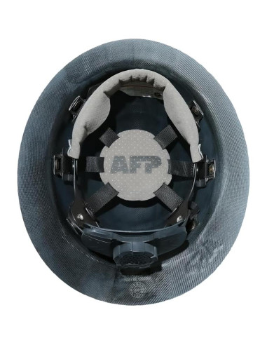 Casco de ala completa AFP | Fibra de vidrio Clase G | Negro