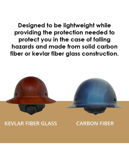 Casco de ala completa AFP | Fibra de vidrio Clase G | Negro