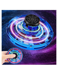 Dron Mini UFO Ifly Spinner Azul Controlado por Mano