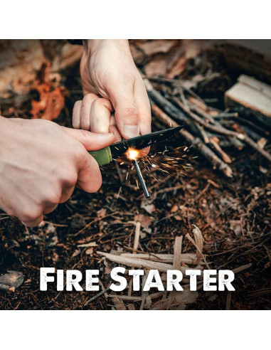 Spork Táctico Tapirus 2-pack Naranja/Verde 3 en 1 Camping