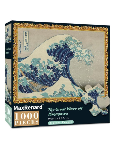 Rompecabezas MaxRenard 1000 Piezas La Gran Ola de Kanagawa