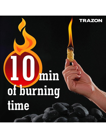 Encendedores de Madera TRAZON para BBQ y Chimenea 50 Piezas Encendedores de Madera TRAZON para BBQ y Chimenea 50 Piezas