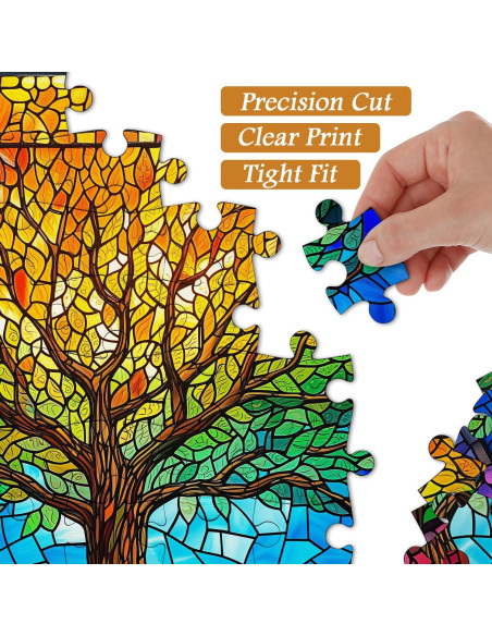 Rompecabezas PICKFORU 1000 Piezas Árbol de la Vida 60.6 cm