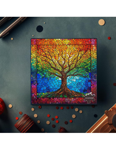 Rompecabezas PICKFORU 1000 Piezas Árbol de la Vida 60.6 cm