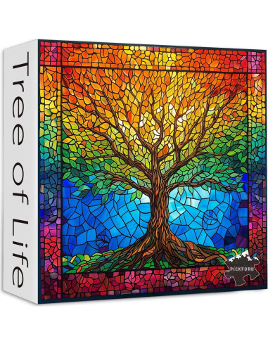 Rompecabezas PICKFORU 1000 Piezas Árbol de la Vida 60.6 cm
