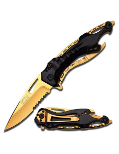 Cuchillo Plegable MTECH USA MT-A705, Hoja 9.53 cm Titanio