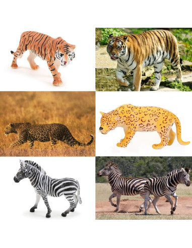 Figuras de Animales de Safari BOLZRA Jumbo 14 Piezas