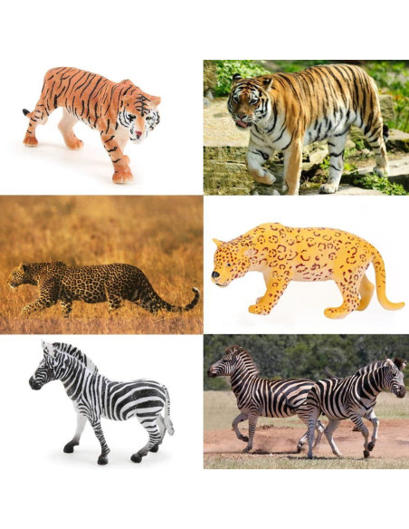 Figuras de Animales de Safari BOLZRA Jumbo 14 Piezas