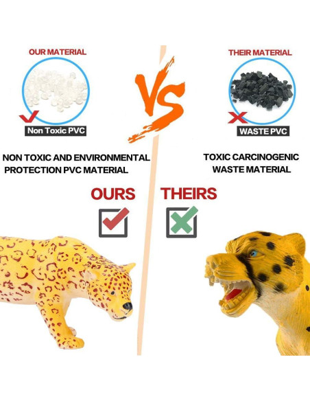 Figuras de Animales de Safari BOLZRA Jumbo 14 Piezas