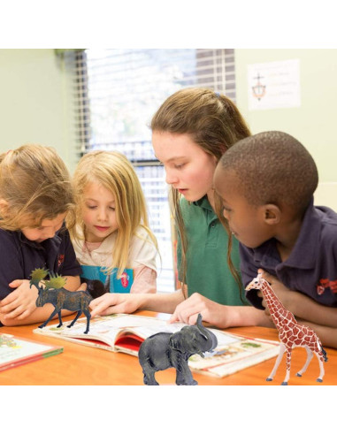 Figuras de Animales de Safari BOLZRA Jumbo 14 Piezas