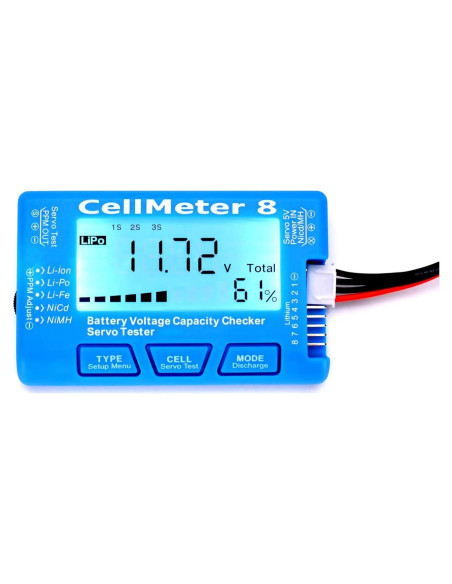 Comprobador de Batería Digital Langtu Cellmeter 8 en 1