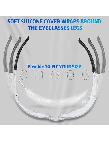 Gafas de Seguridad Salfboy ANSI Z87.1 Claras UV 10 Piezas