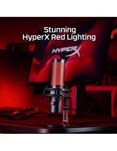 HyperX QuadCast 2 - Micrófono USB para Streaming y Podcasting