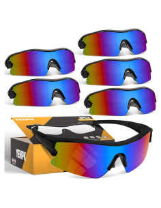 Gafas de Seguridad YENPK UV400 Antirayaduras 6 Piezas