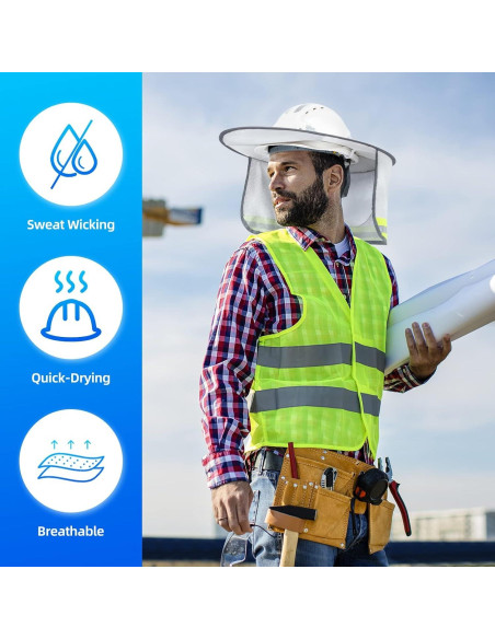 Sombrero de Seguridad Visindark con Sombra para Casco