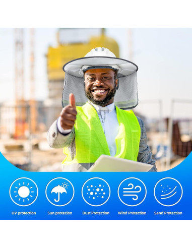 Sombrero de Seguridad Visindark con Sombra para Casco