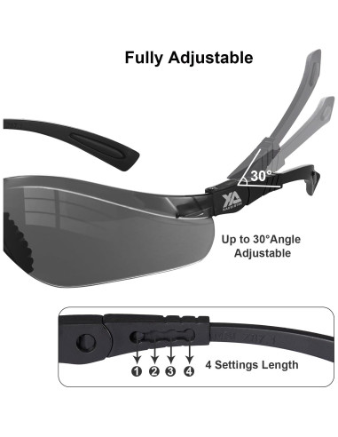 Gafas de Tiro Xaegistac Antivaho con Estuche Duro