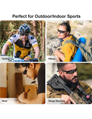 Gafas de Tiro Xaegistac Antivaho con Estuche Duro