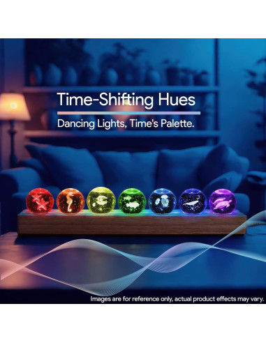 Juego de 7 Lámparas Marinas LED NoelWink 3D Decoración